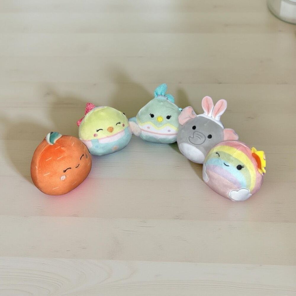 2022 Easter Squad Sunshine Cherish Aimee Justine & Caroleena Squiahmallow 5”